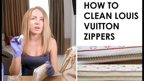 cleaning Louis Vuitton zippers